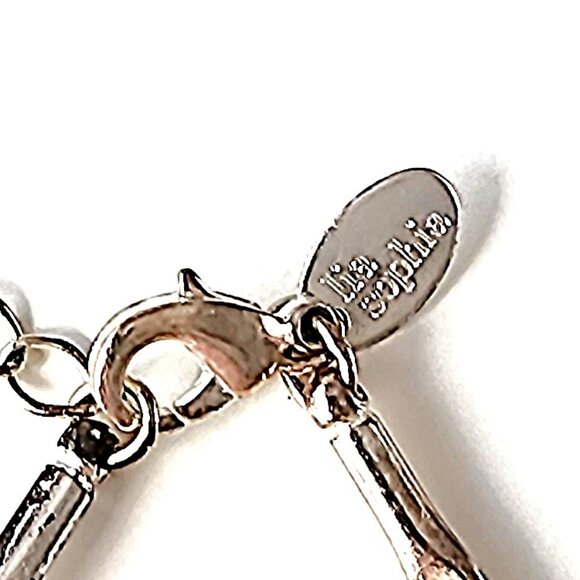 Lia Sophia Skipping Stones multi-row short gold & silver bead necklace - Picture 5 of 8